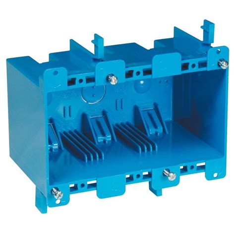 steel 3 gang box|shallow 3 gang electrical box.